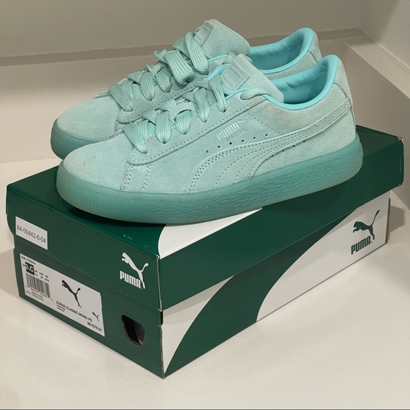 Puma Suede classic mono gold jr kids shoes sneakers - Picture 5 of 9